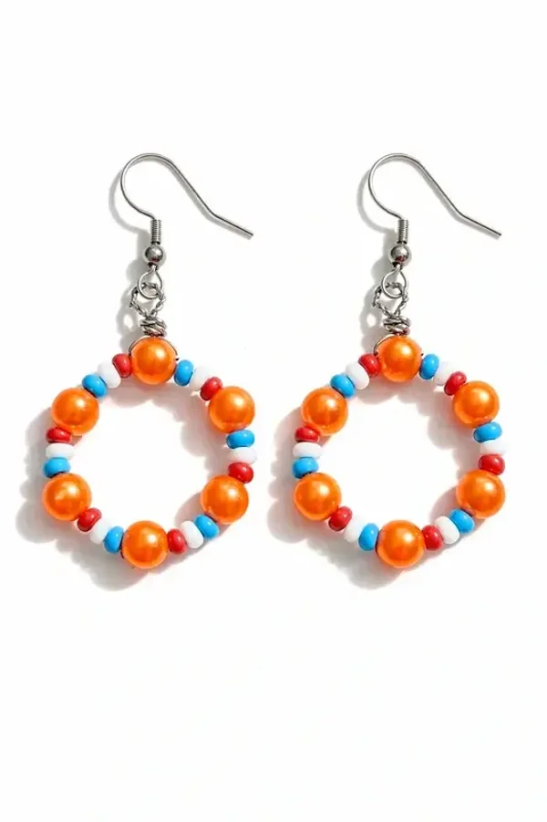 🧡 Nieuw! Handgemaakte Koningsdag oorbellen 62 🇳🇱