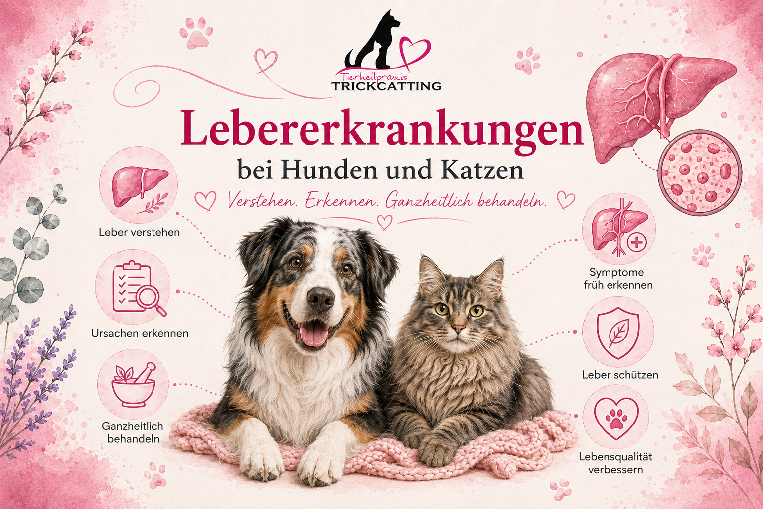 Lebererkrankungen bei Hunden und Katzen 