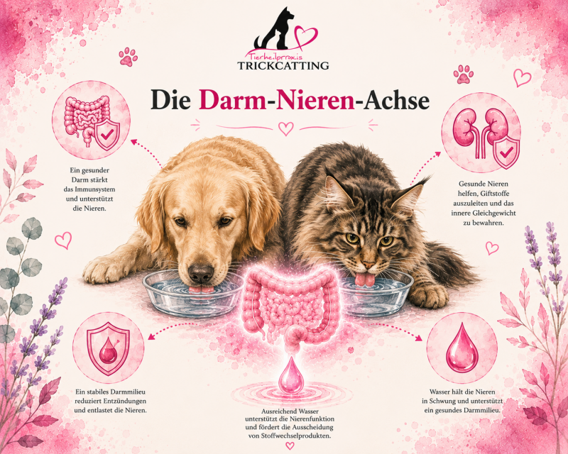 Hund und Katze trinken viel Nierenerkrankung/ Darm