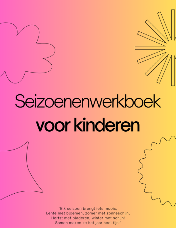 Ebook seizoenen werkboek voor kinderen
