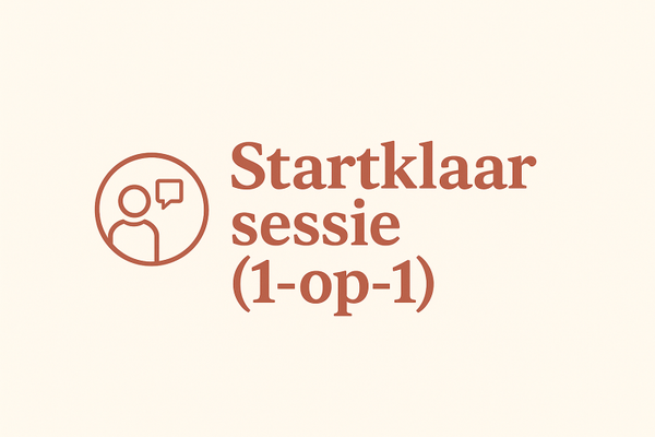 Startklaar sessie (1-op-1)