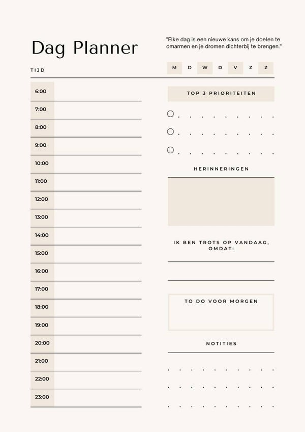 Dag Planner