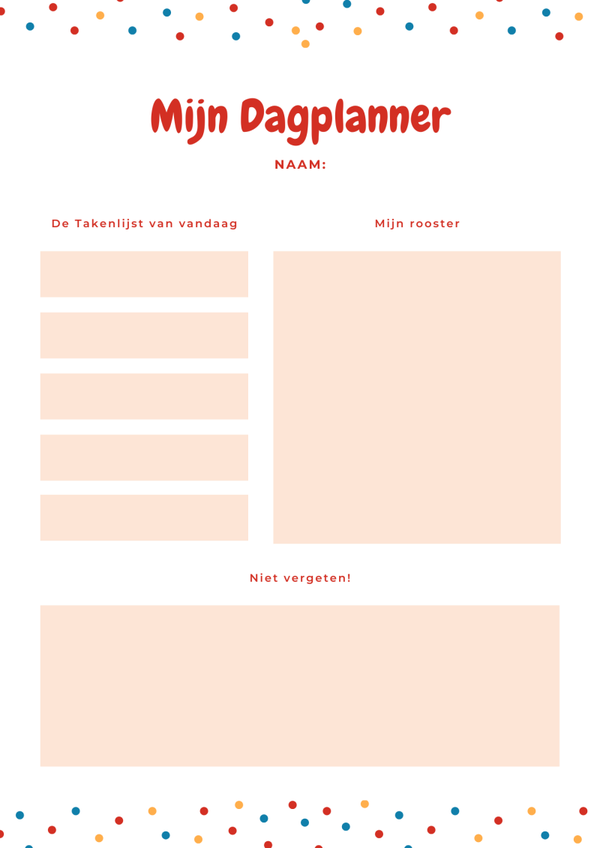 Dagplanner kinderen