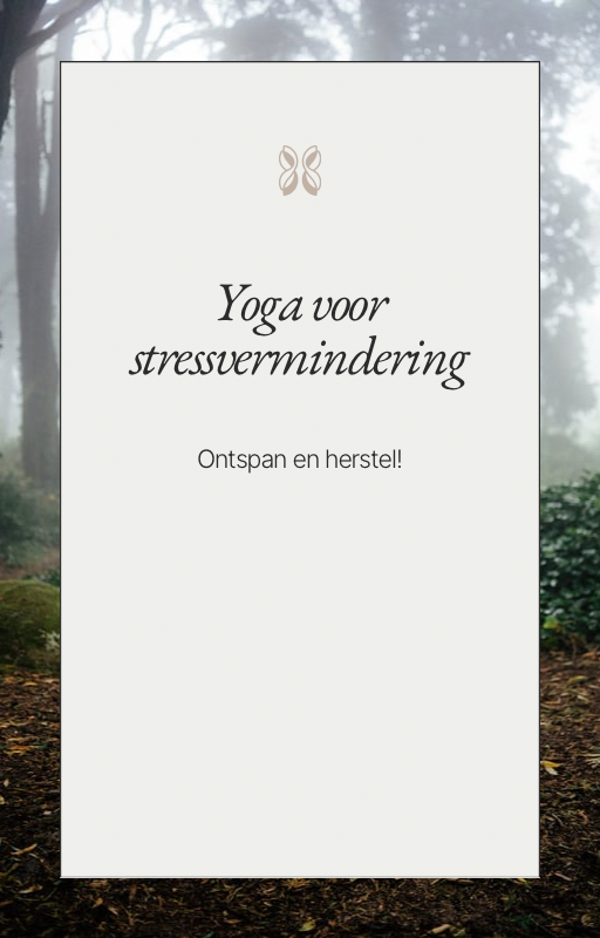 Ebook Yoga voor stressvermindering