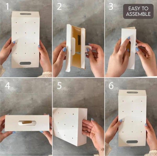 Cake Pop Simple White Box Display Base