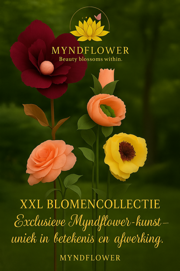 XXL Luxury Flower Set – Handgemaakte Myndflower-Art