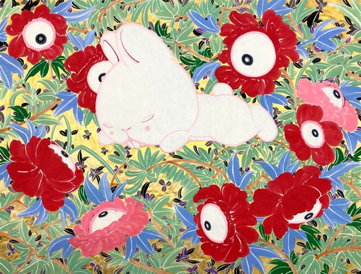 60-cent-gallery-yusi-lin-surrounded-by-gazes-2022-ink-and-colour-on-raw-rice-paper-68-x-90-cm-8000euro-standard.jpg