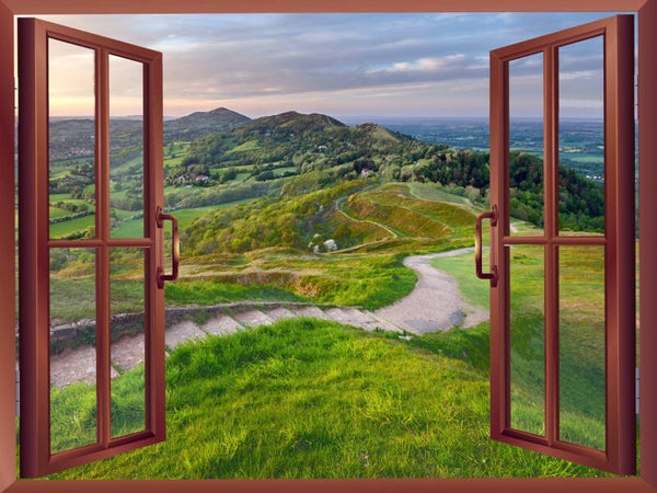 Window into Malvern Hills