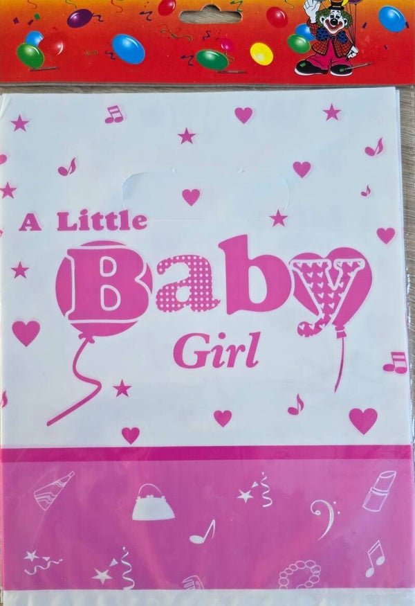 Uitdeelzakjes baby shower girl