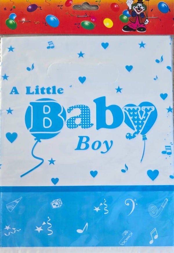 Uitdeelzakjes baby shower jongen