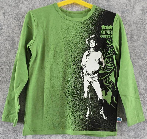 Truitje cowboy groen.