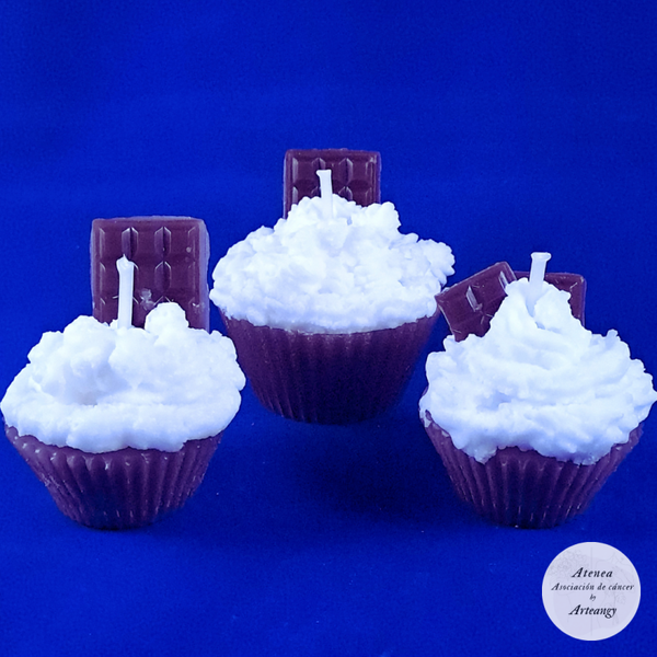 Vela cupcake Solidaria