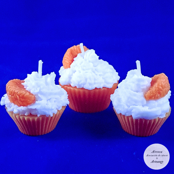 Vela cupcake Solidaria