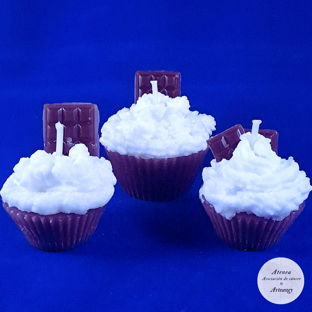 Vela cupcake Solidaria