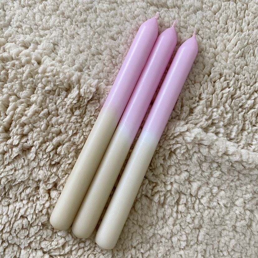 Kaarsen Pink/Beige