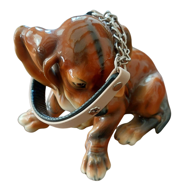 Halsband BioThane® mit Zugstop-Kette