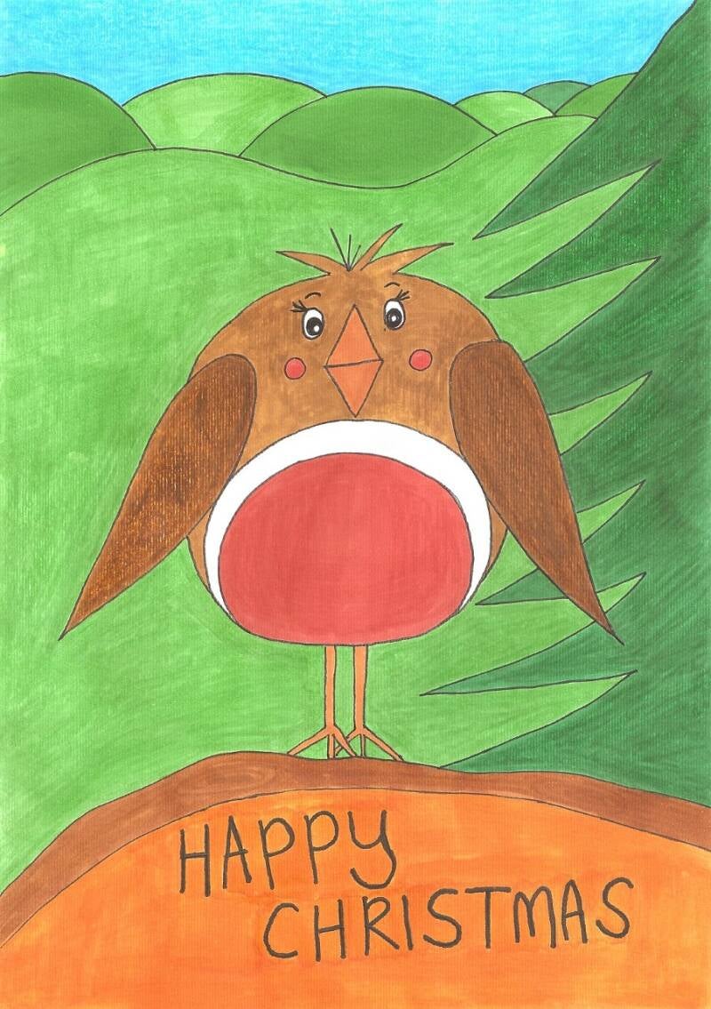 ROBIN  HAPPY CHRISTMAS