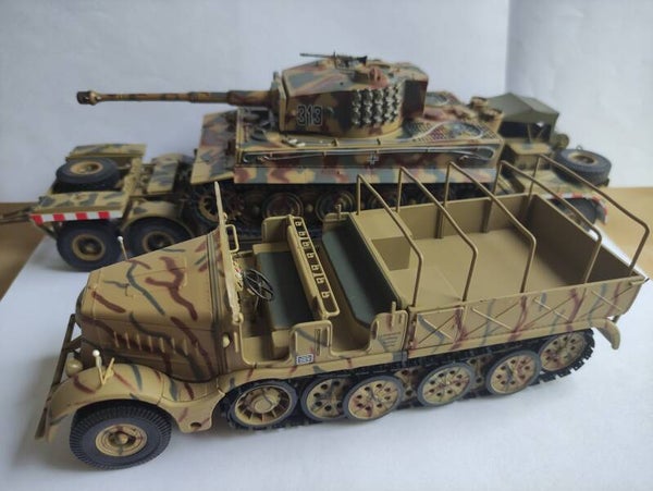 IXO 1/43 Porte char Famo Sdkfz 9 & Tigre I (Neuf)