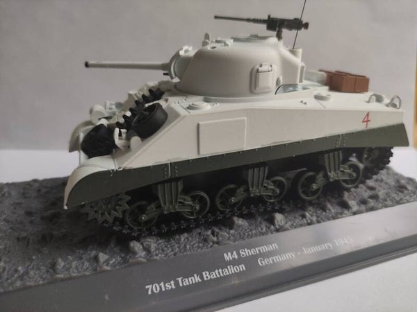 IXO 1/43 Sherman blanc bataille des Ardennes déc 1944 janv 45 [neuf]