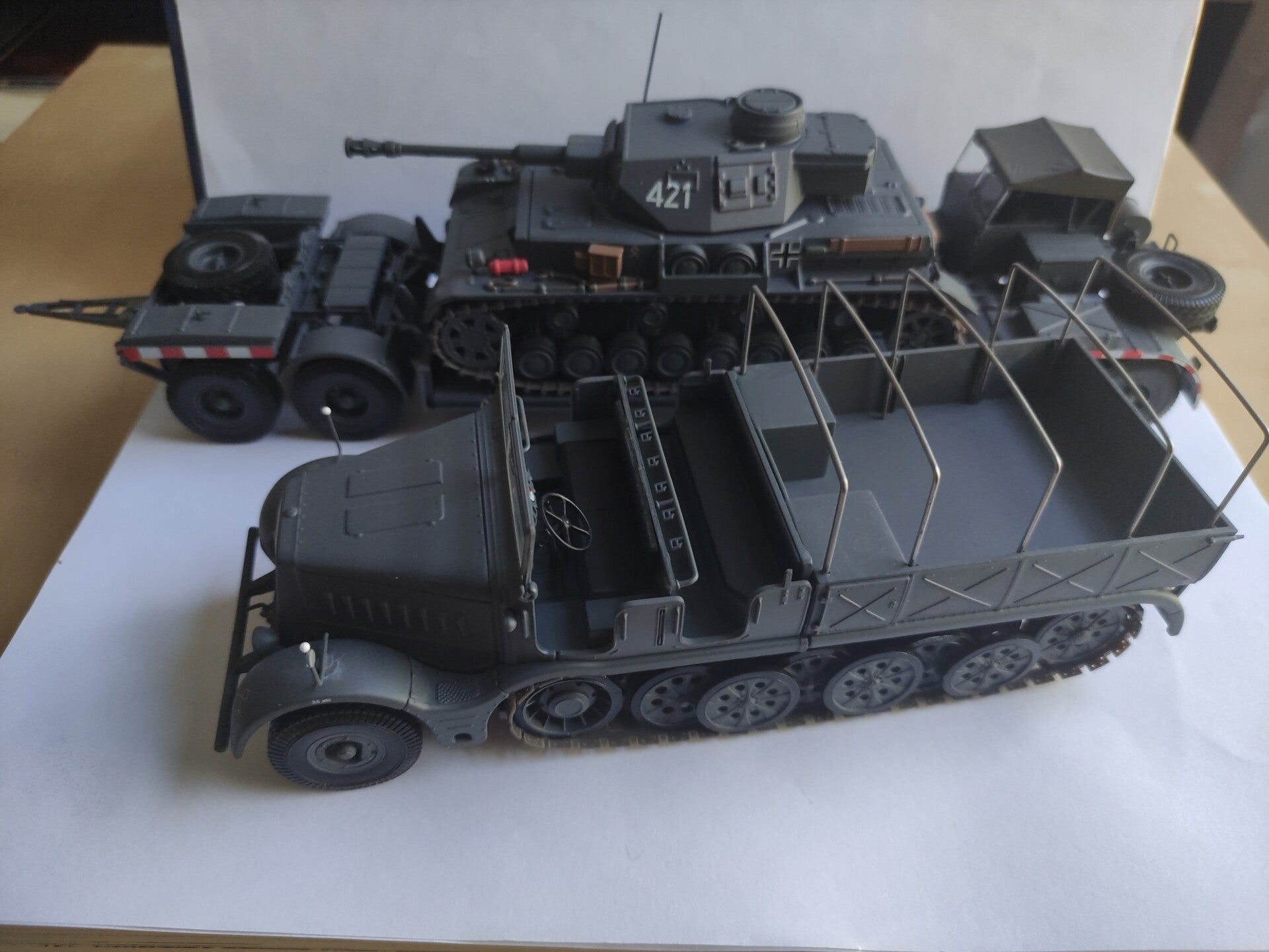 IXO 1/43 Porte char Famo Sdkfz 9 & Panzer IV