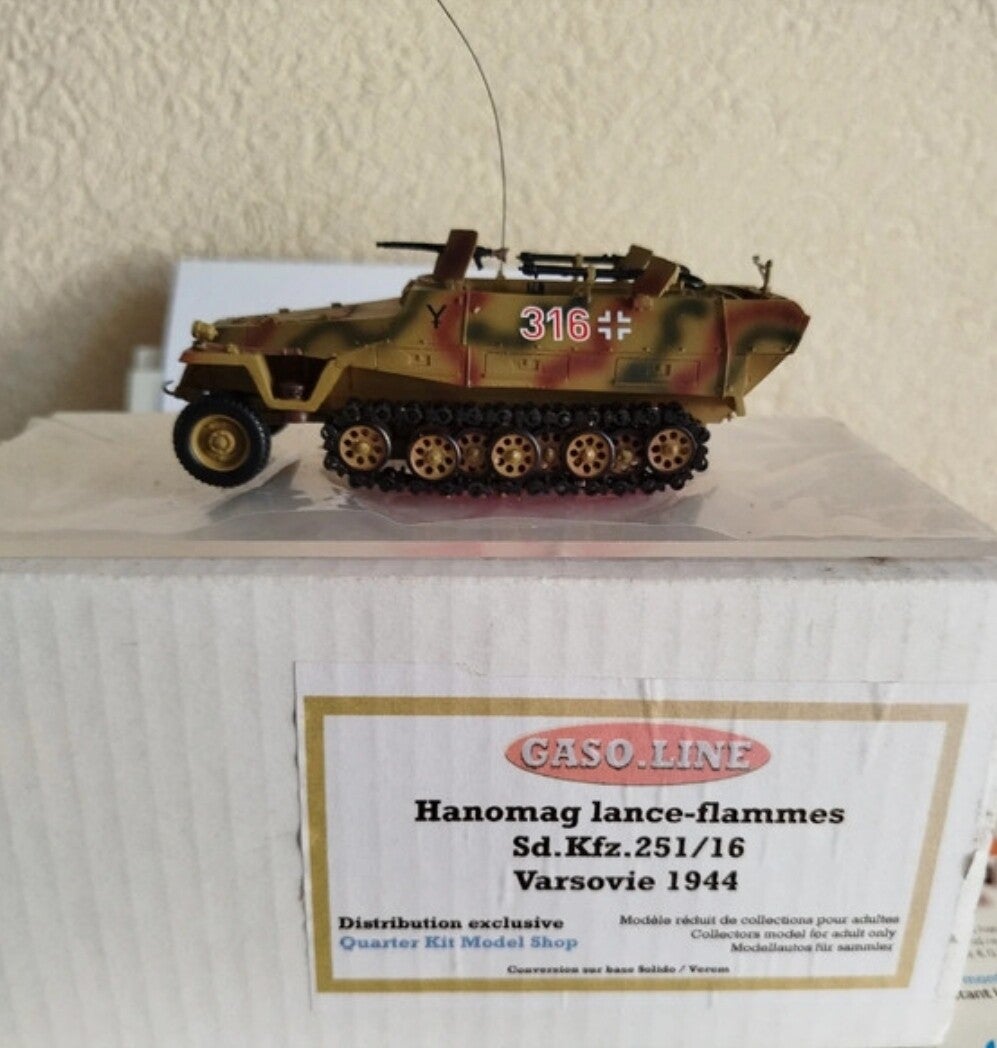 Gasoline Solido 1/50, Sdkfz 251/16 Lance Flamme, Varsovie 1944