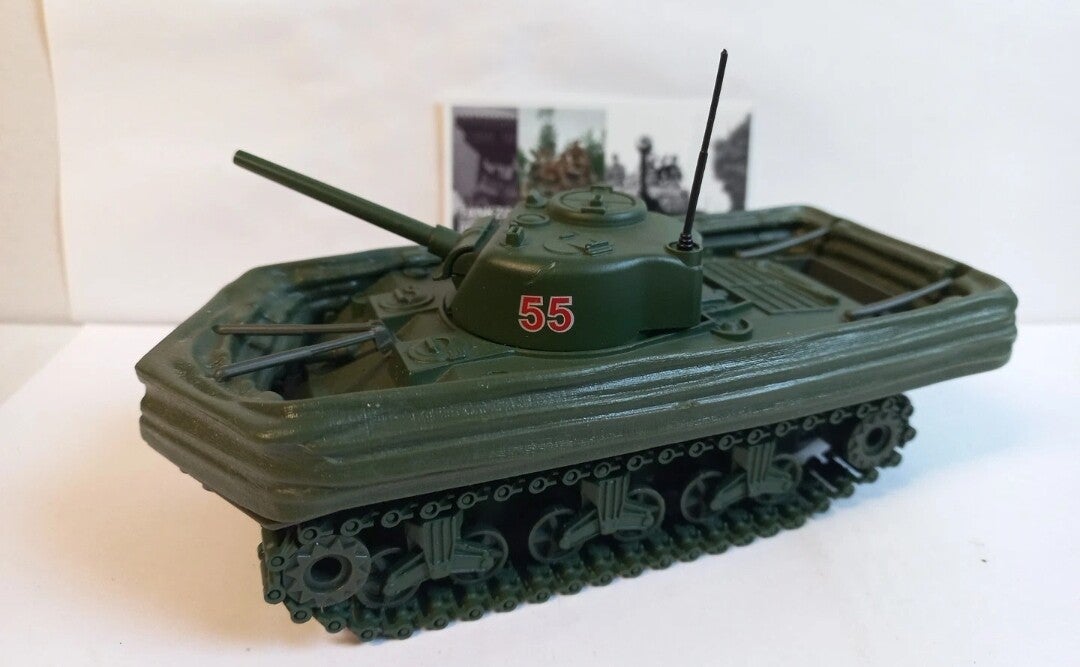 Solido 1/50, Char Sherman M4A3 Duplex Drive,  6 juin 1944 (occasion)