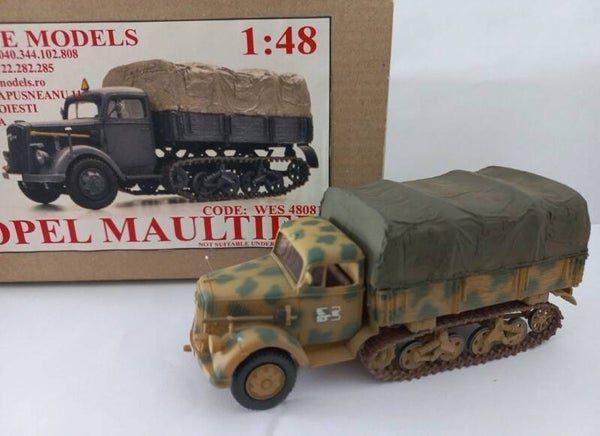 1/48 WESPE MODELS, Opel Maultier sdkfz 3 transport troupes et approvisionnement, Russie