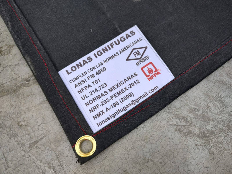 Lona Ignifuga para soldar - Entrega Inmediata - 5574124237 
