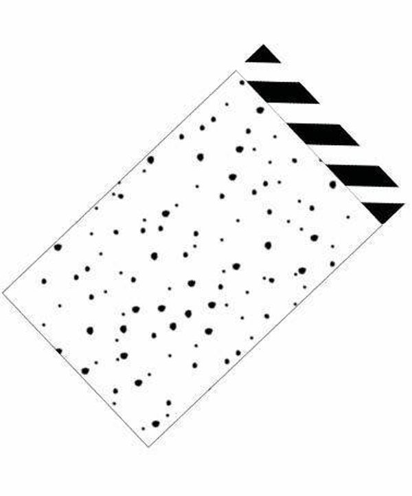 Cadeauzakje dots black white