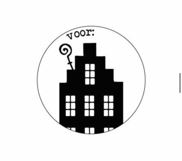 Stickers Sint (gevel) voor: | 10 stuks