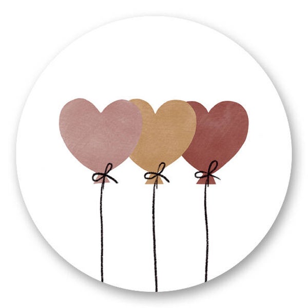 Stickers ballonnen | 5 stuks