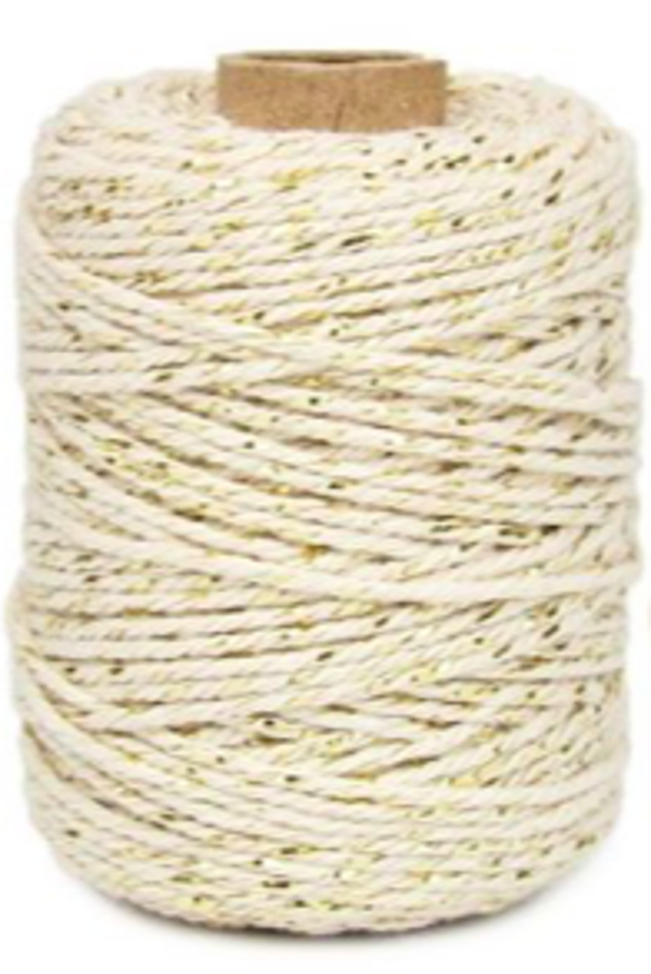 Touw crème goud | 5m