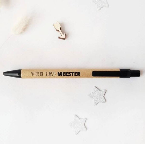 Pen voor de leukste meester