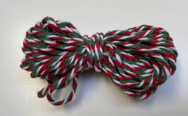 Touw rood wit groen | 5m