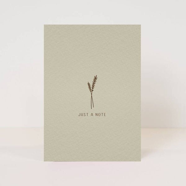 Ansichtkaart just a note