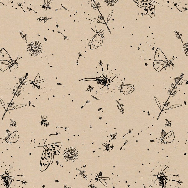 Cadeaupapier natuur kraft