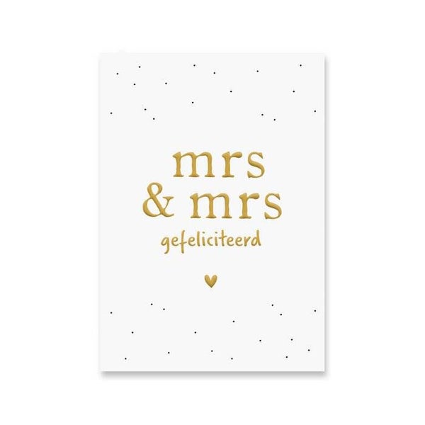 Ansichtkaart Mrs & Mrs