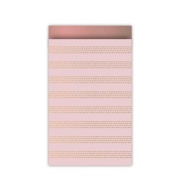 Cadeauzakje stripes warm