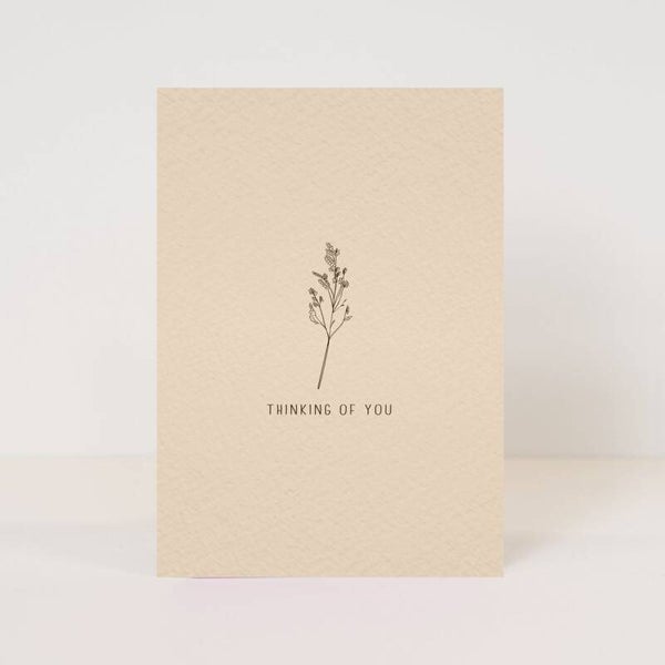Ansichtkaart thinking of you