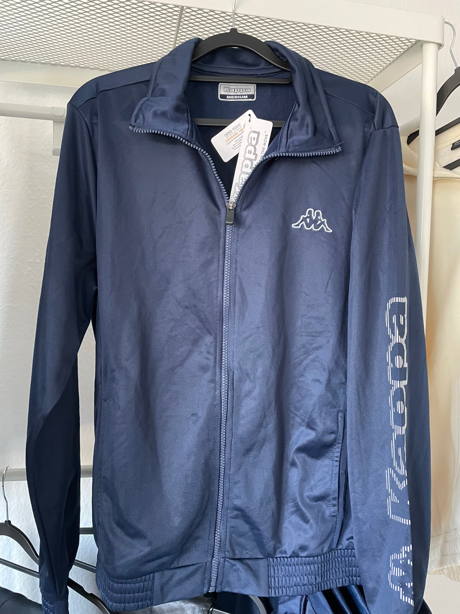 Trainingsjacke, Kappa, dunkelblau, Unisex