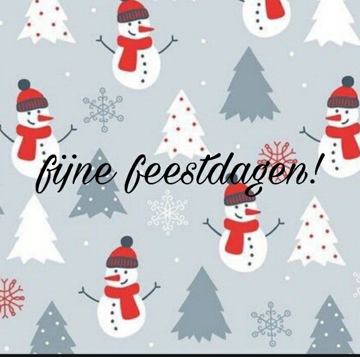 fijne feestdagen
