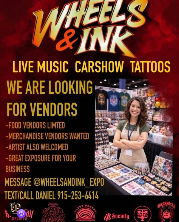 Wheels & Ink Expo Vendor