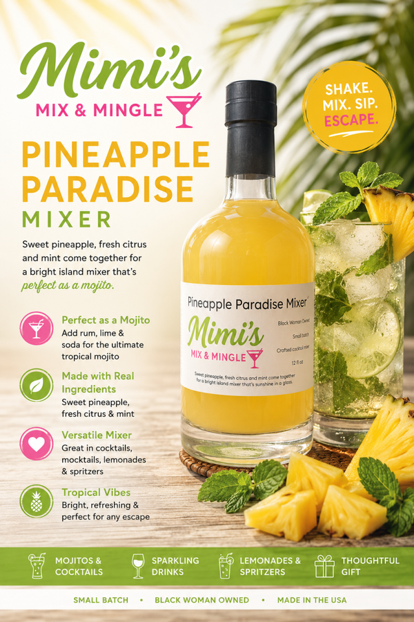 Mimi’s Pineapple Paradise Mixer - Single Bottle