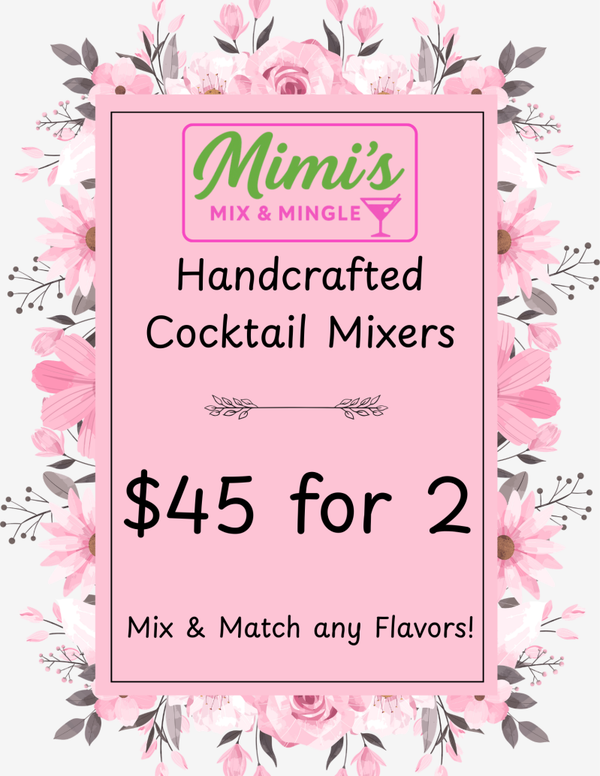 Mix & Match Discount - TWO Single Bottles - Pick Any 2 Mixers