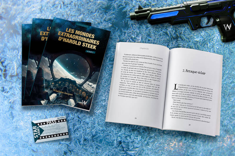 Harold Steek, Mondes fantastiques, Arthur, Lisa, Lecture, Ecriture, Univers, Héros, Planètes, Aventures, Nibelungen, Star Wars, Guerre inter-galactique, Vaisseaux, Lovas, vaisseau de guerre, soldats, Chefs d’escadrille, Chefs d’escadrillons, Commanders, L