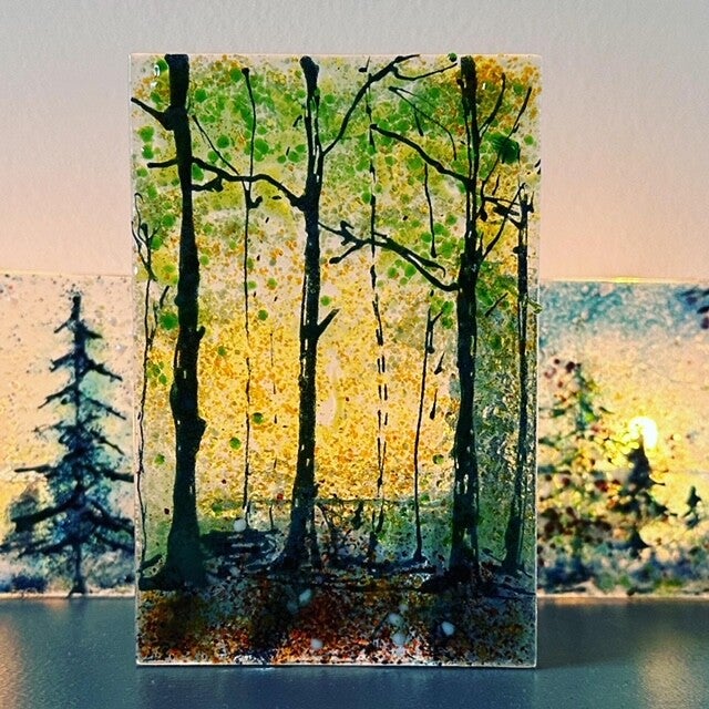 Workshop Glasfusing - Haarlem - "Landschap / Bloemschikken"