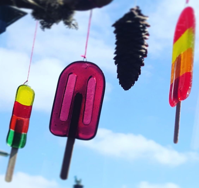 Glazen ijsjes glas cath zomer gift cadeau uniek waterijs kunst