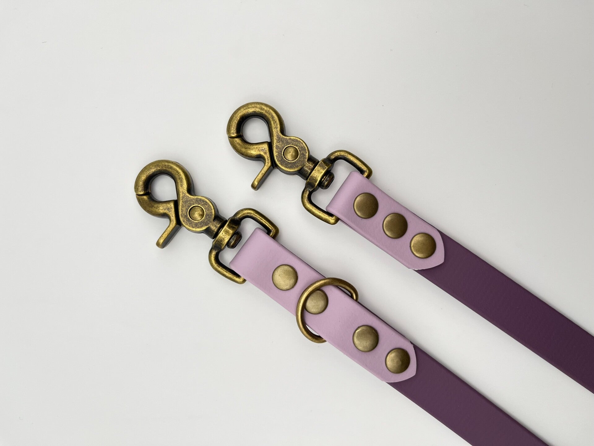 Verstelbare biothane lijn Mauve & Lila 2,5m