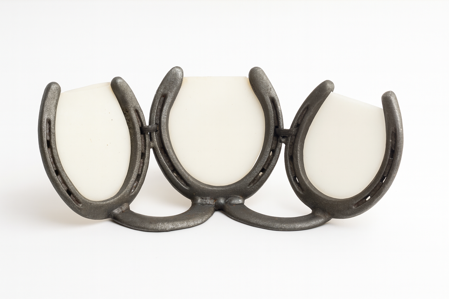 Hoefijzer Trio – Fotoframe in IJzer