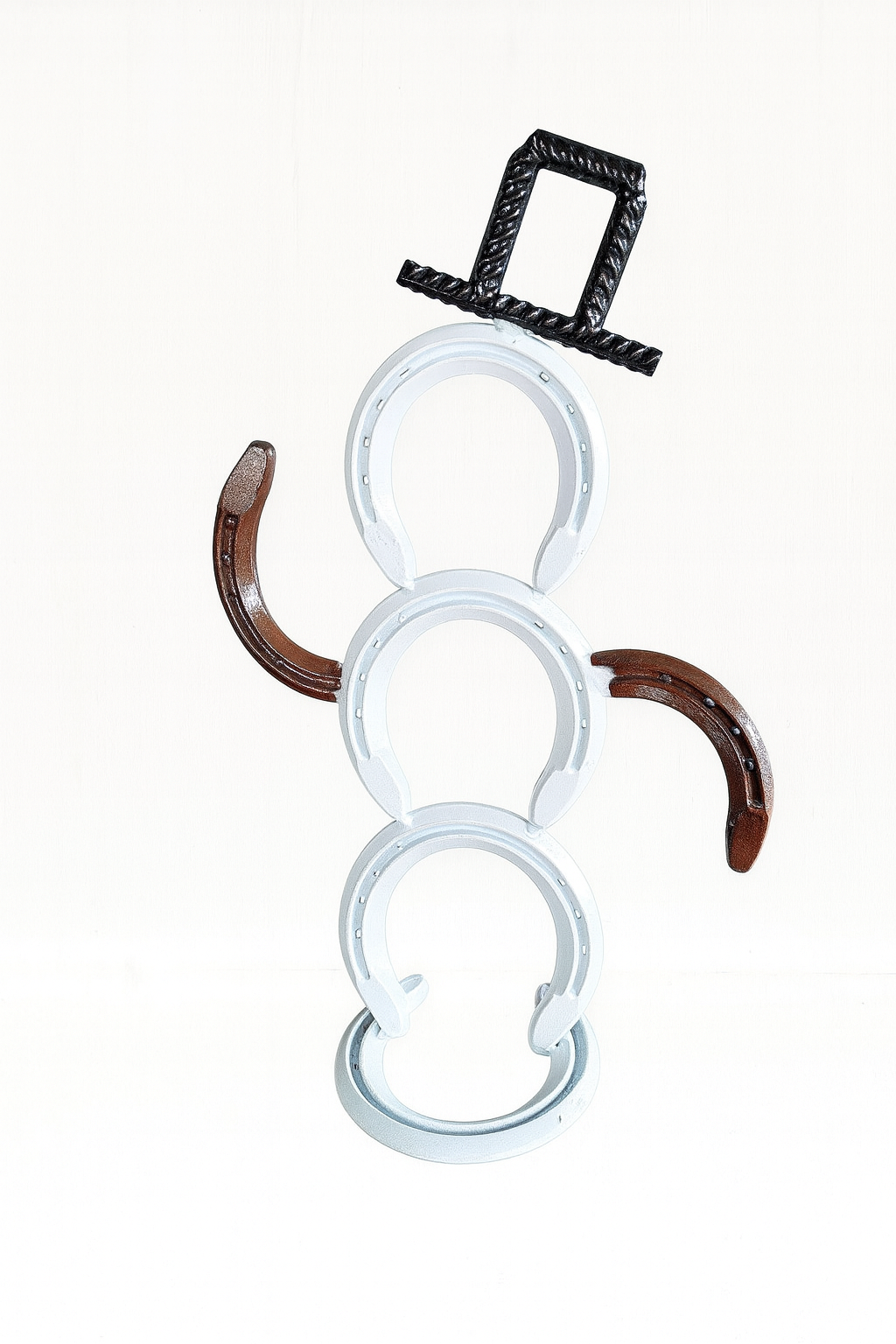 Hoefijzer Sneeuwman – Wintervriend op IJzeren Voeten